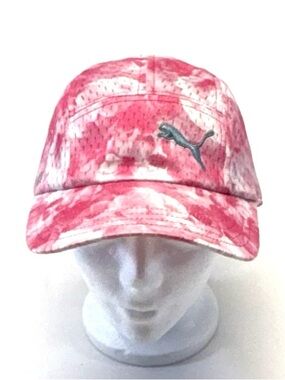 Puma Women's Airmesh Bloom Golf Hat Cap Pink White OSFA